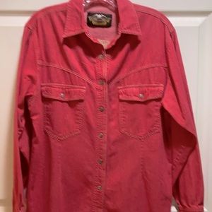 Women’s Harley Davidson long sleeve shirt. Large/XL